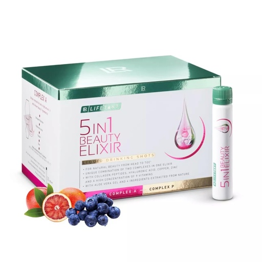 [BRSRAADQPMPGK2YV] LR Health&Beauty Lifetakt Beauty Elixir 5 in 1 Women Skin Nails Health with Collagen 30x25 ml