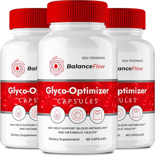 [BRSRABTYDIMGK2TX] Balance Flow Glyco Optimizer Papildinājums Kapsulas, BalanceFlow Health & Wellness Support Tabletes - Maksimālais spēks, Balance Flo visu dabas Advanced Formula, BalanceFlo Pills Atsauksmes (3 Pack)
