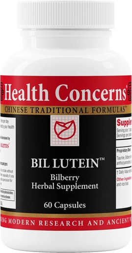 [BRSW2FL4BMDR4ALO] Bil Lutein - Göz Sağlamlıq və Vision Support - Lutein, Bilberry & Taurine Supplement - Retinal Sağlamlıq üçün Antioksidlər, Night Vision, Circulation, & Macular Degen – 60 Kapsüller