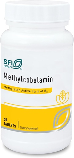 [BRSWIGA7DINBMCL2] Klaire Labs SFI 健康 Methiccobalamin Lozenges - 用于认知和心血管支持、伪生和天然樱桃火焰的5 000毫克维生素B12(60个快速溶解片)
