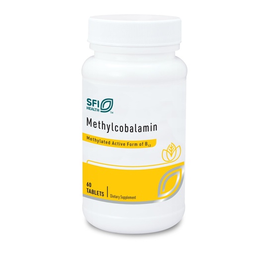[BRSWIGA7DINBMCL2] Klaire Labs SFI Health Methylcobalamin Lozenges - 5000 Micrograms Vitamin B12 for Cognitive & Cardiovascular Support, Hypoallergenic & Natural Cherry Flavor (60 Fast Dissolve Tablets)