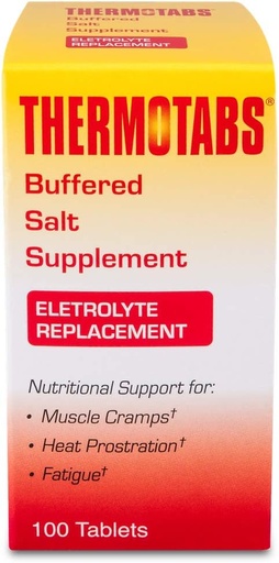 [BRSWIF35BYAQK2LA] THERMOTABS Salt Supplement Buffered Tablets 100 Tablets (Pack of 2)