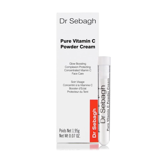 [BRSWGZIQCB7RQ2T5] Dr Sebagh - Vitamin C Powder Cream [KLINSKO PROVEN RADIANCE] - Vitamin C Krema za obraz - Glow Boosting Nega kože - Vitamin C Krema za temne točke, oči, obraz in akne - (0,07 Oz, 1 pakiranje)