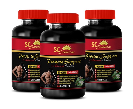 [BRSWGEDRCMDRADL7] Prostate Support Now - Prostate Support 1345MG - Advanced Complex - Saw Palmetto Hair - 3 Bottles (180 Capsules)