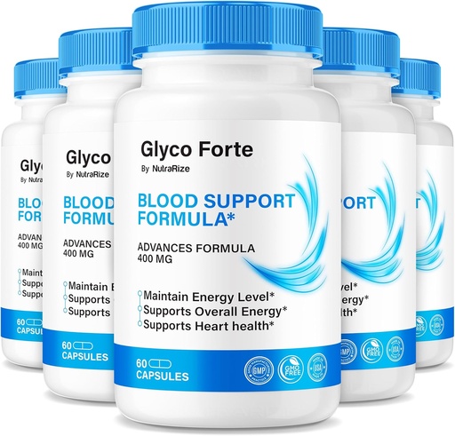 [BRSRAHYPCIFAOCQ2] Glyco Forte Capsules, GlycoForte Oficial para manter a saúde xeral, toda a fórmula natural para apoiar a circulación sanguínea, Premium Glyco Forte Pastillas Review (300 cápsulas)