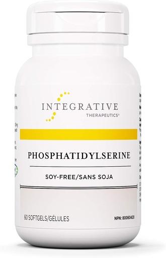 [BRSWIZ3RAECGCGDI] Integrative Therapeutics Phosphatidylserine - Brain Function Supplement * - תומך תגובה בלחץ בריא * - Gluten-Free & Milk-Free - 60 Softgels (60 משרתים)