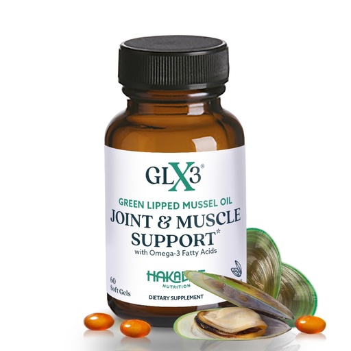 [BRSWECAQBMJRUEL7] Haka Life GLX3 Green Lipped Mussel Oil Capsules for Joint and Muscle Support | Extra-Strength Omega-3 Green Lipped Mussel Supplement for Comfort, Flexibility & Recovery | Contains ETA, EPA, DHA