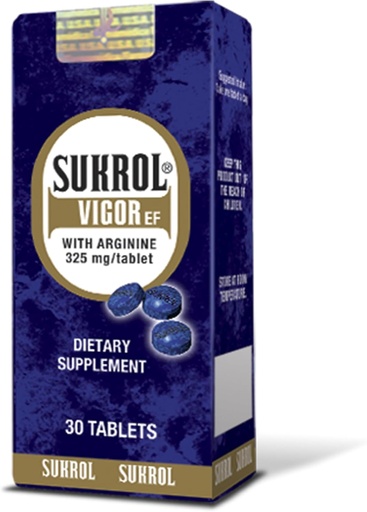 [BRSWKZIIBYNBGAL6] Sukrol Vigor Diētiskā Papildinājums 30 Tabs - Tabletes Multivitaminozes (1. iepakojums)