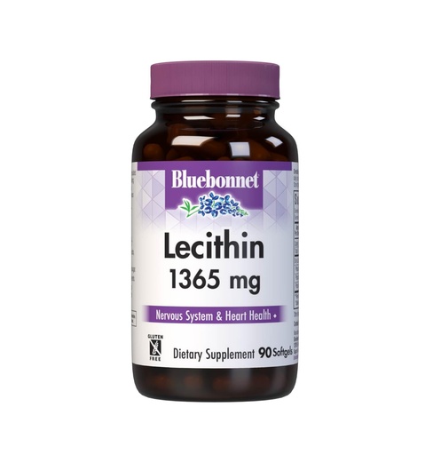 [BRSWIYQTPJ4GCEQ5] Bluebonnet Lecithin 1365mg, 90 Count