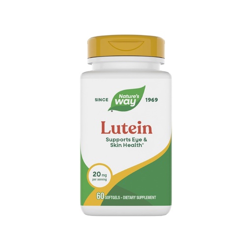 [BRSWIYQPB56WODA7] Nature's Way Lutein, Supports Eye Health*, 60 Soft Gels