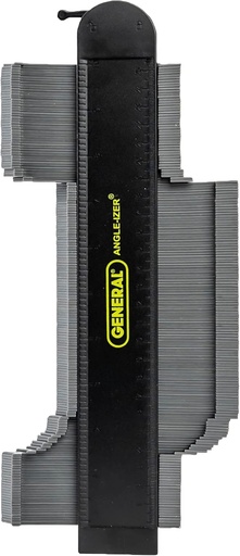 [BRSWYCY2O4PAIGTP] General Tools Contour Gauge with Lock 833X - 10" Angle Finder Tool for Home Improvement - Gadgets for Men