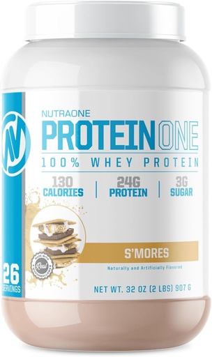 [BRSW2CYKBN7QYDL6] NutraOne ProteinOne Whey Protein Protein Protein Protein Protein Protein En Protein Protein Protein Protein En Protein Protein Protein Protein Protein Recovery and Building Muscle with a Protein Shake Powder for Men & Women (S'Mors - 2 lbs.)