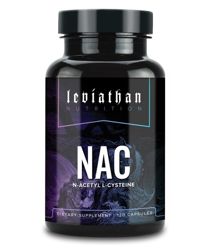 [BRSRMHD7C57RY2DF] Leviathan Nutrition NAC Supplement N-Acetyl Cysteine for Lung, Liver, Immune Support - Potent Antioxidant Support to Boost Glutathione Levels 600mg, 120 Capsules