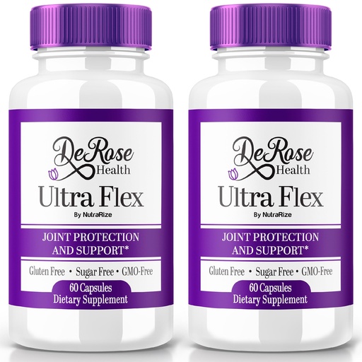 [BRSRAYL6A4FBYGY6] (2 Pack) Ultra Flex Capsules, Advanced Joint Support Supplement, Ultra Flex Natural Joint Health Formula, Max Strength Pills for Joint Wellness and Mobility, UltraFlex Vitamin Reviews (120 Capsules)