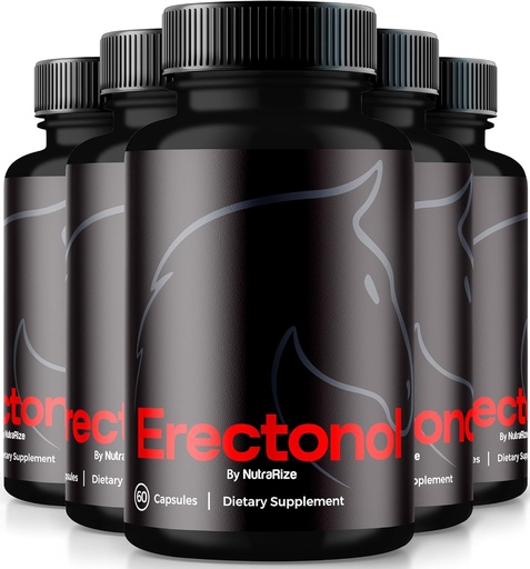 [BRSRAYAYDENQYADP] (5 Pack) Erectonol Capsules for Men, Erectonol Male Dietary Supplement, Daily Formula for Men's Wellness and Peak Performance, Advanced Formula Pills for an Active Lifestyle, Reviews (300 Capsules)