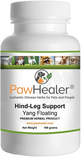 [BRSWGYI5OQNB6F3F] PawHealer Hind Leg Weakness: Yang Floating - Legs Buckle - 100 Grams-Herbal Powder-Dogs