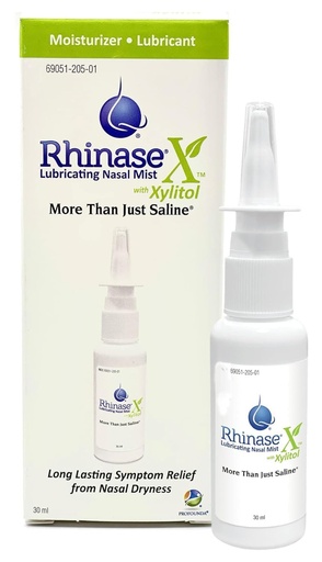 [BRSW2CD5CIMWCAAZ] Rhinase X smøremiddel Nasal Mist Spray med Xylitol | Lang varig Symptom Relief fra Nasal Tørrhet | Mindre Sneezing, kløe, Nasal drypp og kongesjon