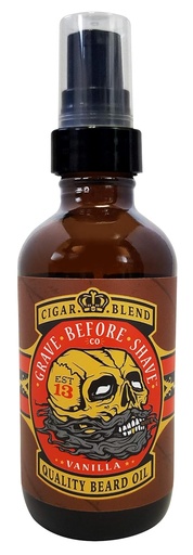 [BRSWGYACOIFQOC3P] Grave Before Shave Beard Oil (Cigar Blend) 4 oz. Bottle