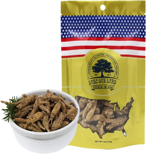 [BRSWGALQAR6R4AI3] DOL Hand-Selected American Wisconsin Farmed Ginseng Root | Long Small |美国威斯康辛州 长枝西洋参 花旗参 | Cultivated Wisconsin American Ginseng (Small 4oz/Bag)