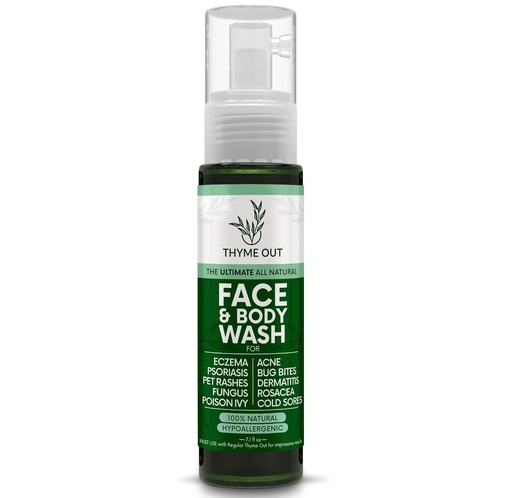 [BRSWYFT7CV7QEFI2] All Natural Face & Body Wash for Eczema, Psoriasis, Pet Rashes, Poison Ivy, Acne, Bug Bites, Dermatitis, Rosacea & Cold Sores - Soothes Itching, and Irritation (7.1 oz)