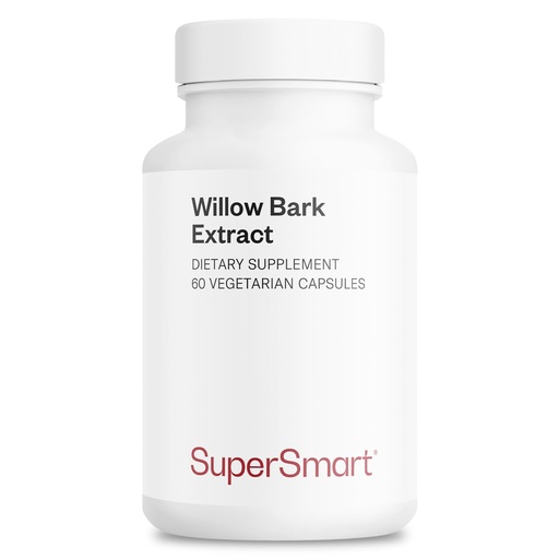[BRSWGC32C4FBS3IZ] Supersmart - Willow Bark Extract 80 mg Per Day (15% Salicin) - General Health - Plant Extract Supplement | Non-GMO & Gluten Free - 60 Vegetarian Capsules