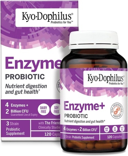 [BRSWIZTYOZ7GYEDO] Kyolic Kyo-Dophilus Enzymes Probiotic, Prebava hranil in zdravje črevesja