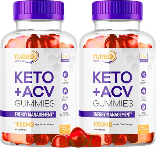 [BRSRAGAPCAIA4332] (2 пакет) Турбо Ripped Keto Weight Loss ACV Gummies, Turbo Ripped Keto ACV Gummies, Turbo Ripped Gummies, TurboRipped Keto ACV Apple Cider Vinegar Advanced Multivitamin Healthy s Gummys, 2 місяці
