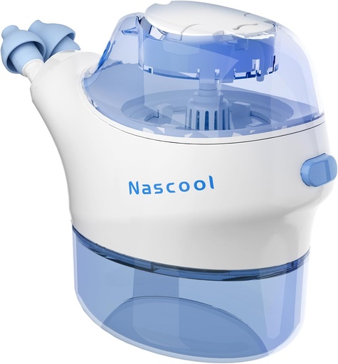 [BRSRAGD3BF5BAAYZ] Nasal Irrigation System with 50 Salt Packets, Electric Neti Pot Nose Cleaner Sinus Rinse Machine for Sinus Relief Nasal Congestion Runny Nose