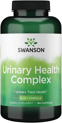 [BRSWIY36BQEA4AAZ] Swanson Urinary Health Complex Triple Herbal Protection Urinary Bladder Health Support 180 Capsules