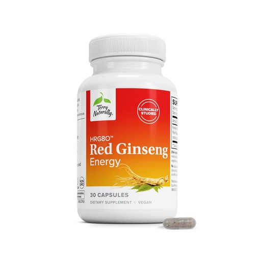 [BRSWGC34B4BGMCQ4] Terry Naturally EuroPharma HRG80 Red Ginseng Energy 30 Capsule