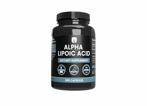 [BRSRMAILO4IR4H3P] PURE ORIGINAL INGREDIENTS Alpha Lipoic Acid (365 Capsules) No Magnesium Or Rice Fillers, Always Pure, Lab Verified