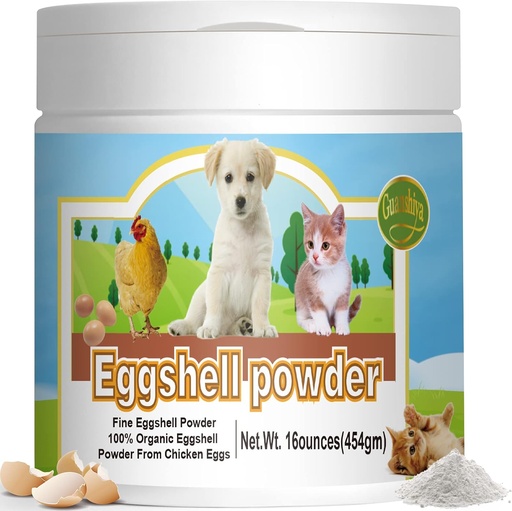 [BRSRMCT2CV6RAGTO] Eggshell Powder Calcium Supplement for Dogs and Cats(16 oz), Great for Osteoporosis & Labor Whelping, Safe Alternative to Bone Meal Powder, Improves Bones, Nourishes Joints, Supports Healthy Teeth