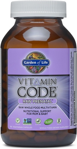 [BRSWIGAZBR4QYC32] Jardin de la vie Code de vitamine cru Prénatal