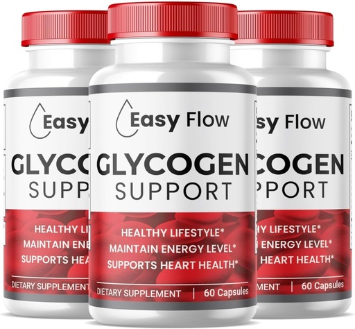 [BRSRAA33OIPBSDIZ] (3 pack) Erraza Flow Glycogen, EasyFlow Glycogen Support kapsulak, Glyco Optimizer Formula, Odol Naturaleko Ontzi Garbitzailea, Premium Easy Flow Glycogen euskarria (180 kapsula)