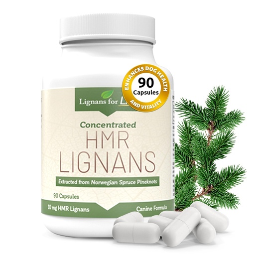 [BRSWKEIGOQPWIC36] Lignans For Life HMR LIGNANS 10mg Capsules - Perfect for Small Dog Breeds - Vitamin for Healthy Pet | Multivitamin | Wellness Supplement | Nutritional