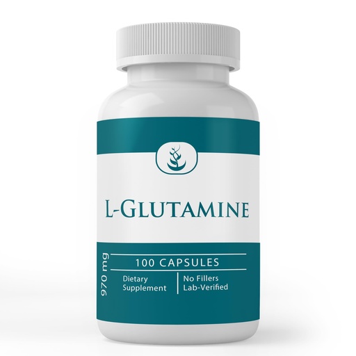 [BRSROHYDCADQID3V] Pure Original Ingredients L-Glutamine Naturally Sourced Amino Acid, Non-GMO & Gluten-Free (100 Capsules)