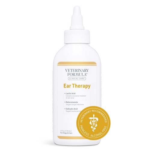 [BRSWIYT3A4AAI3DO] Veterinary Formula Clinical Care Ear Therapy, 4 oz. – Cat and Dog Ear Cleaner to Help Soothe Itchiness and Cleans The Ear Canal from Debris and Buildup That May Cause Infection