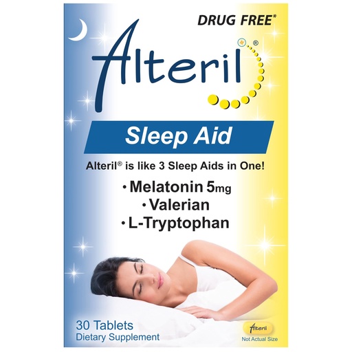 [BRSWIYYZBQFBMDY3] Alteril Sleep Aid with L-Tryptophan, Tablets 30 ea