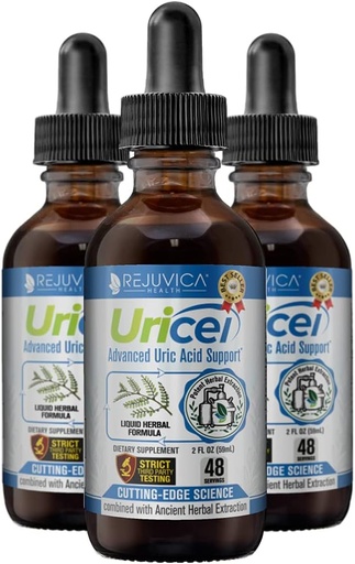 [BRSWIAI4BYHWK3AZ] Uricel - Advanced Uric Acid Support & Cleanse Supplement - Liquid Delivery for Better Absorption - Tart Cherry, Chanca Piedra, Celery Seed, Turmeric & More!