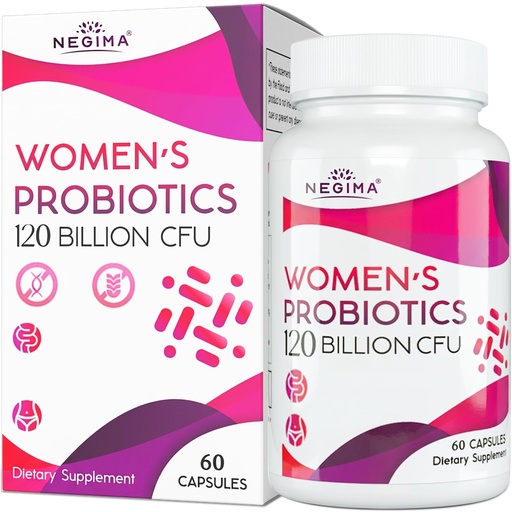 [BRSROH3QOQPQMADJ] Negima Menopause Supplements for Women, 120 Billion CFUs Probiotics for Women, 13-in-1 Herbs & Botanicals Complex, for Menopause - 60 Caps