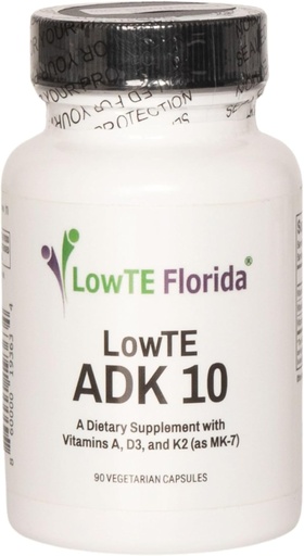 [BRSRMZ33AAHAE2D2] ADK 10-90 capsule I vitamina D3 K2 & A, supplemento multivitaminico per le ossa più forti, denti e cuore* e pressione sanguigna normale*, vitamina ADK ad alta potenza con vitamina D3 10.000 iu