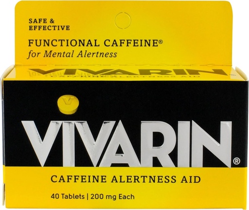 [BRSWIFYTCQOR4FI5] Vivarin Caffeine Alertness Aid, Tablets 40 ea (Pack of 6)