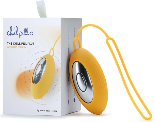 [BRSROH35O55GEHT5] The Chill Pill Plus Sleep Aid Device with Heat, Compact Sleep Device with Targeted Pressure Point Therapy for Stress Relief, Panic Attacks, and Agitation - Heated Chill Pill Device by Mend Your Mental