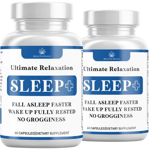 [BRSROGD3A4GRSCTZ] Relaxation Sleep Aid, Natural Non-Habit Forming, Sleep Supplement Developed to Support for Longer & Better Sleep, Chamomile, Magnesium, Melatonin, Ashwagandha, GABA, Drug-Free (120 Count)