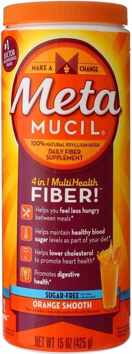 [BRSWIYIKC55Q2CLG] Metamucil Multi-Health Fiber by Meta, Berry Smooth Sugar Free 72 Teaspoons 15 Ounce (Pack of 2)