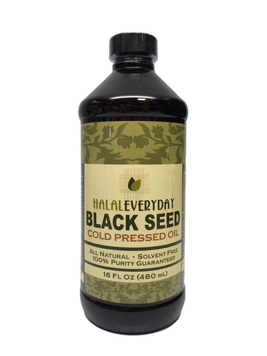 [BRSWIYAMBF4RKF3A] Pure Black Seed Oil - 16 OZ - 100% Pure and Cold Pressed Black Seed - Non-GMO and Vegan - Nigella Sativa