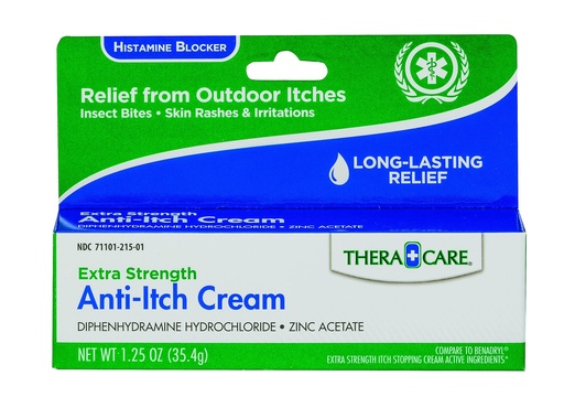 [BRSW2GIOAQBQ4CD4] Thera Care Anti-Itch Cream | Extra Strength | Outdoor Itch Relief | 1.25 oz