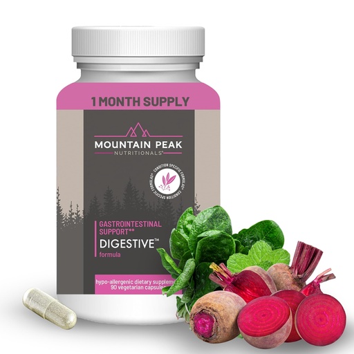 [BRSRMHQEB4BAYE35] Mountain Peak Nutritionals Digestive Enzymes & Probiotics for Gut Health & Bloating Relief - Advanced Digestion Supplement w/ 12-Strain Probiotic Blend & Betaine HCl (90 Vegetarian Capsules)