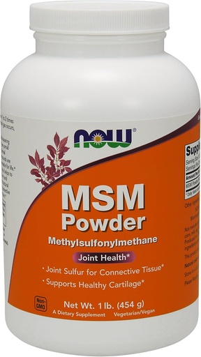 [BRSWIEDZDIFBGCI7] Now Foods: M.S.M Joint Sulfur Powder, 1 lb